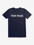 Twin Peaks Classic Script T-Shirt, NAVY, hi-res