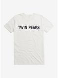 Twin Peaks Classic Script T-Shirt, WHITE, hi-res
