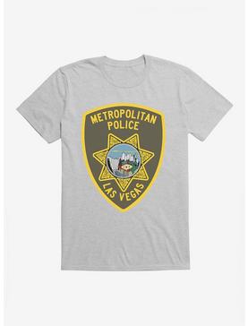Twin Peaks Metropolitan Police Badge T-Shirt, HEATHER GREY, hi-res