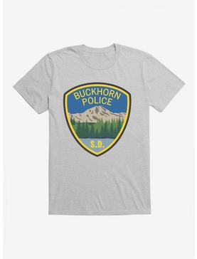 Twin Peaks Buckhorn Police SD T-Shirt, HEATHER GREY, hi-res