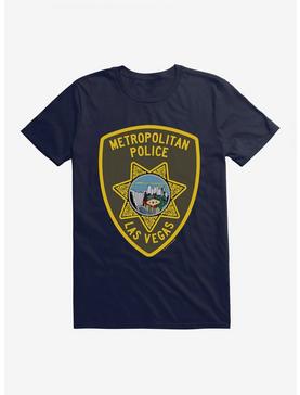 Twin Peaks Metropolitan Police Badge T-Shirt, NAVY, hi-res