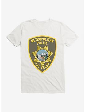 Twin Peaks Metropolitan Police Badge T-Shirt, WHITE, hi-res