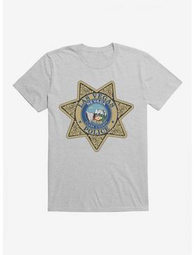 Twin Peaks Las Vegas Police Badge T-Shirt, HEATHER GREY, hi-res