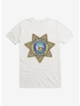 Twin Peaks Las Vegas Police Badge T-Shirt, WHITE, hi-res