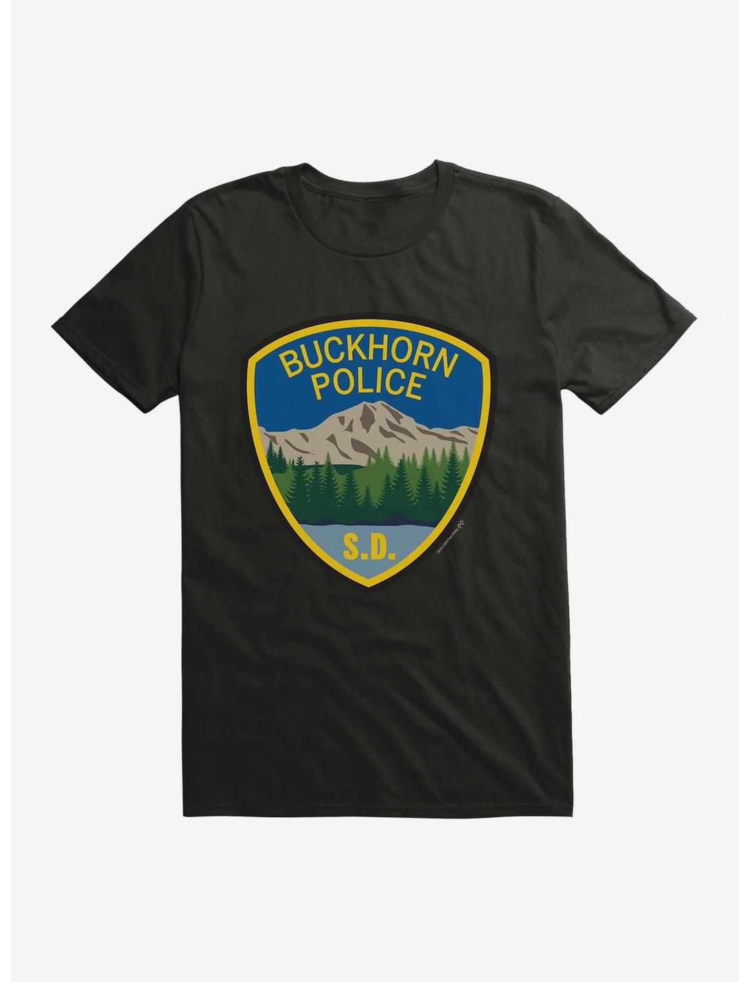 Twin Peaks Buckhorn Police SD T-Shirt, BLACK, hi-res
