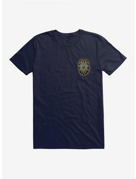 Twin Peaks Sheriff Badge Icon T-Shirt, NAVY, hi-res