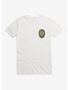 Twin Peaks Sheriff Badge Icon T-Shirt, WHITE, hi-res
