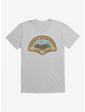 Twin Peaks Sheriff Department Patch Logo T-Shirt, HEATHER GREY, hi-res