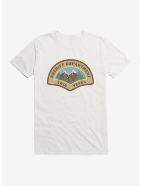 Twin Peaks Sheriff Department Patch Logo T-Shirt, WHITE, hi-res