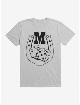 Twin Peaks Silver Mustang Casino Dice Icon T-Shirt, HEATHER GREY, hi-res