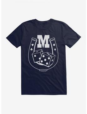Twin Peaks Silver Mustang Casino Dice Icon T-Shirt, NAVY, hi-res