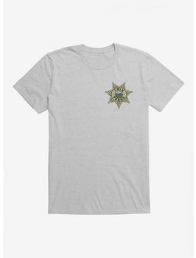 Twin Peaks Star Sheriff Badge Icon T-Shirt, HEATHER GREY, hi-res