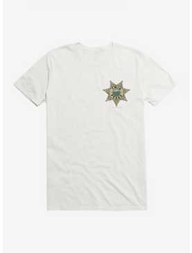 Twin Peaks Star Sheriff Badge Icon T-Shirt, WHITE, hi-res