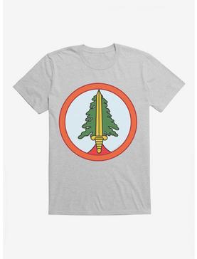 Twin Peaks Tree Patch Icon T-Shirt, HEATHER GREY, hi-res