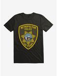 Twin Peaks Metropolitan Police Badge T-Shirt, BLACK, hi-res