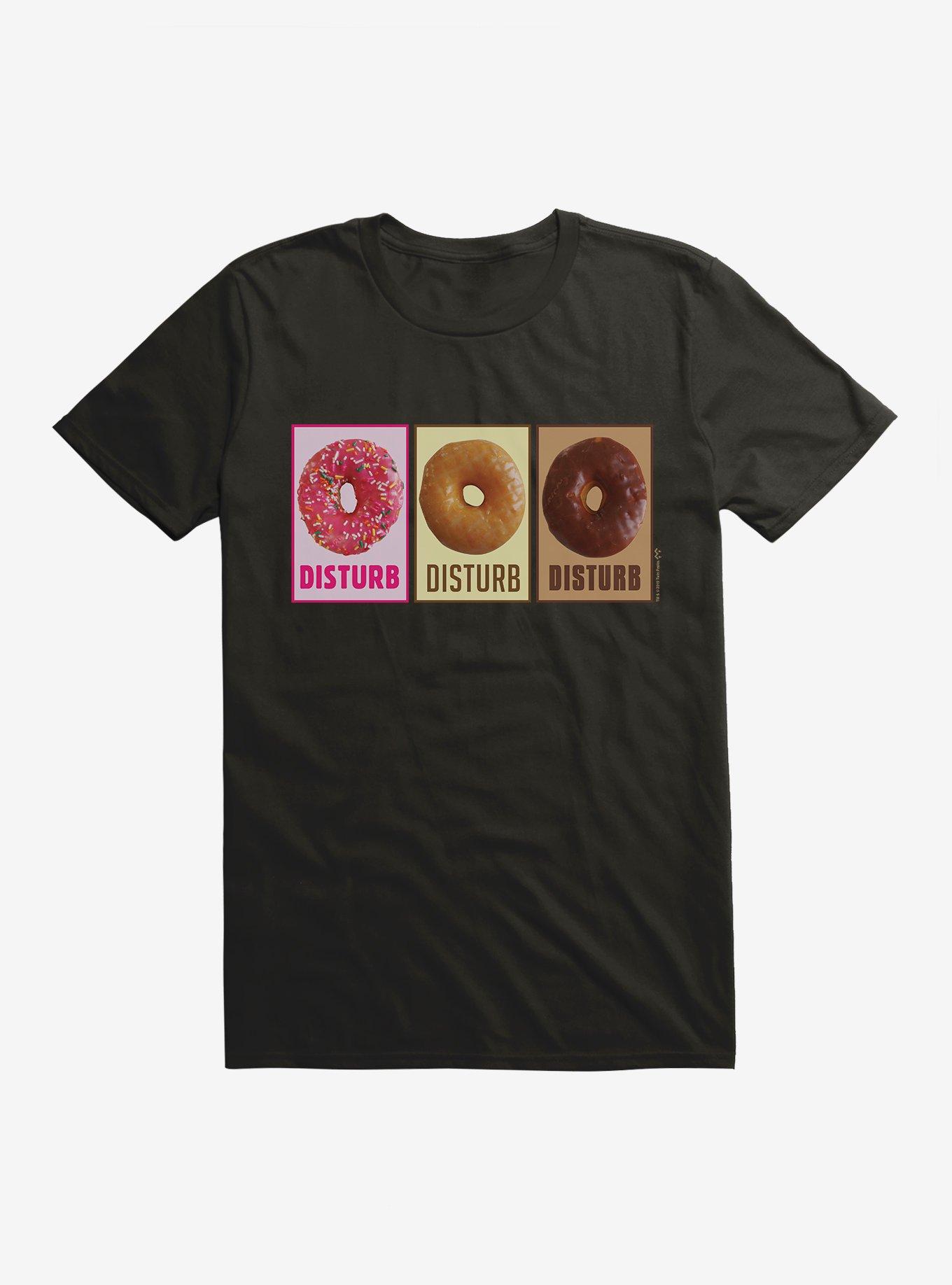 Twin Peaks Donut Disturb T-Shirt, BLACK, hi-res