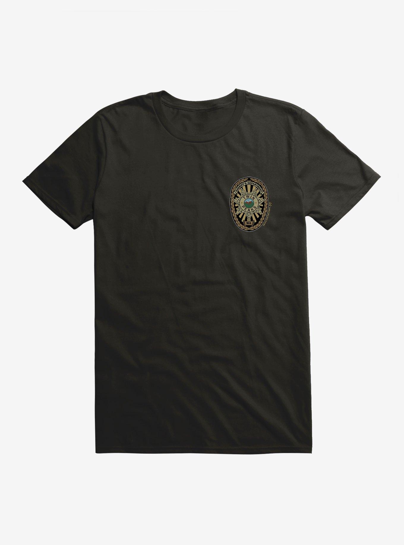 Twin Peaks Sheriff Badge Icon T-Shirt | BoxLunch