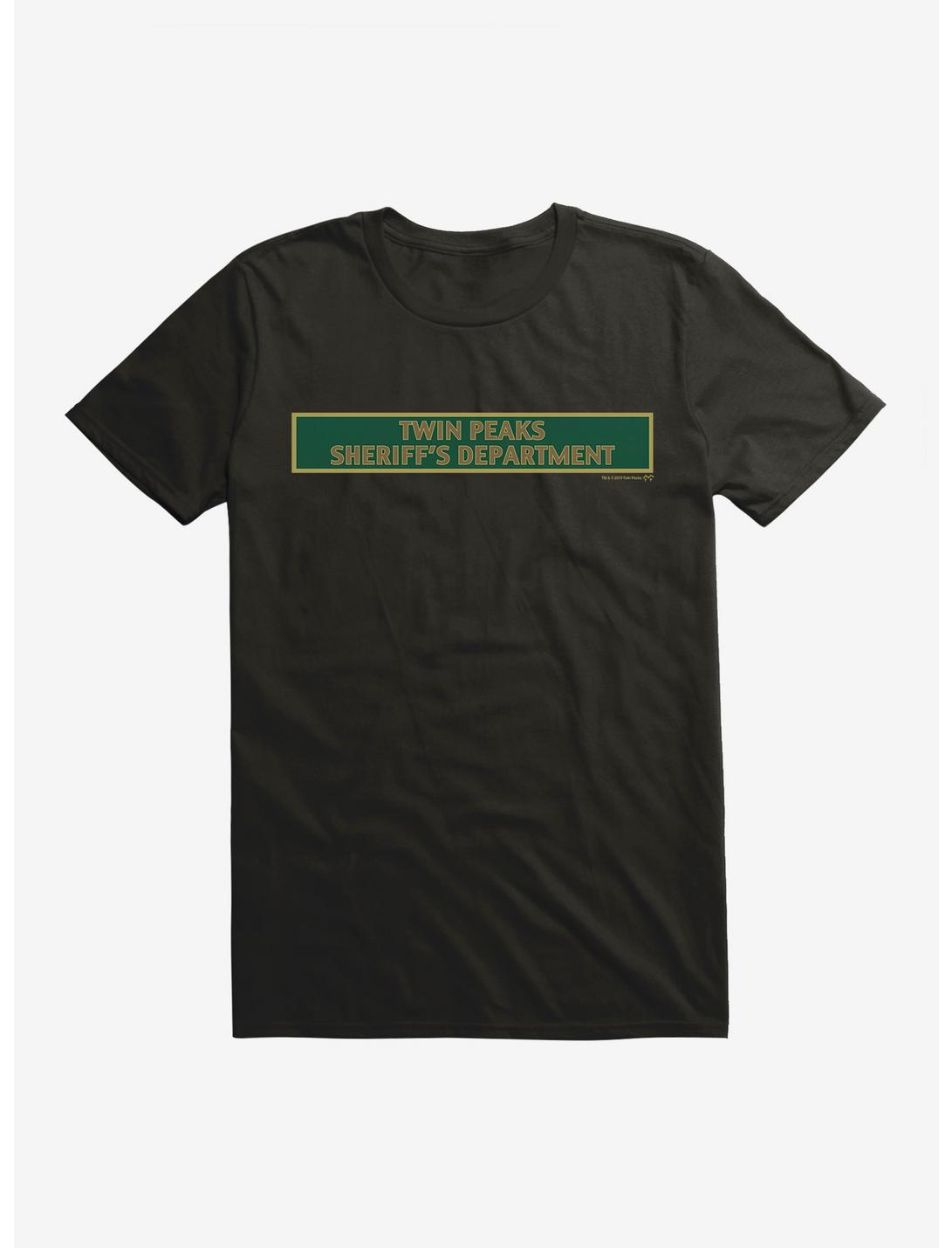 Twin Peaks Sheriff's Department T-Shirt, BLACK, hi-res