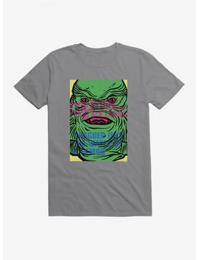 Creature From The Black Lagoon Dragged By A Demon T-Shirt, STORM GREY, hi-res