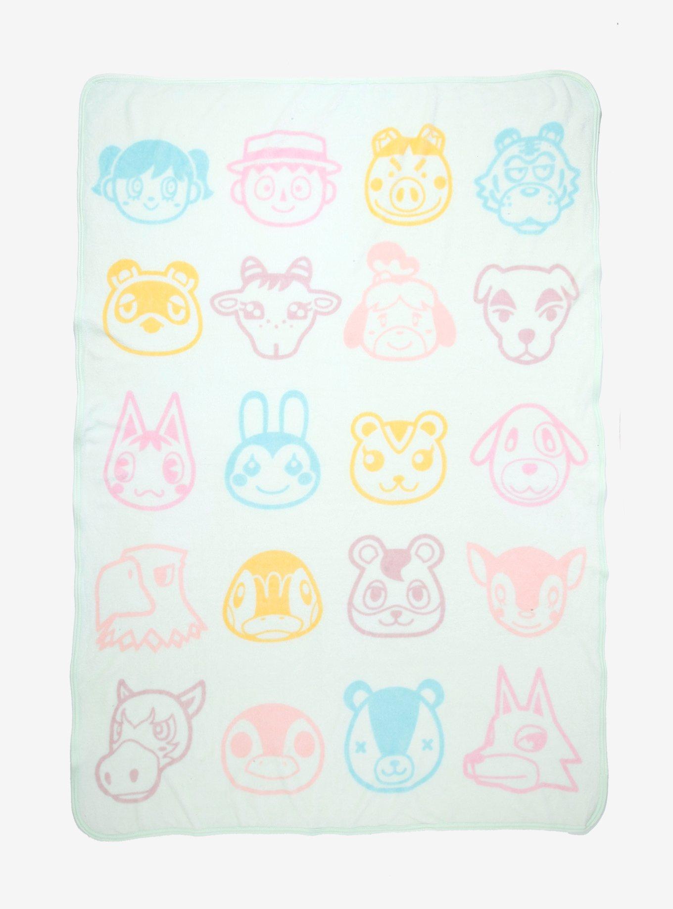 Animal Crossing: New Horizons Character Grid Throw Blanket, , hi-res