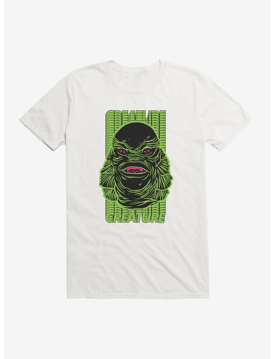 Creature From The Black Lagoon Green Name Stack T-Shirt, , hi-res