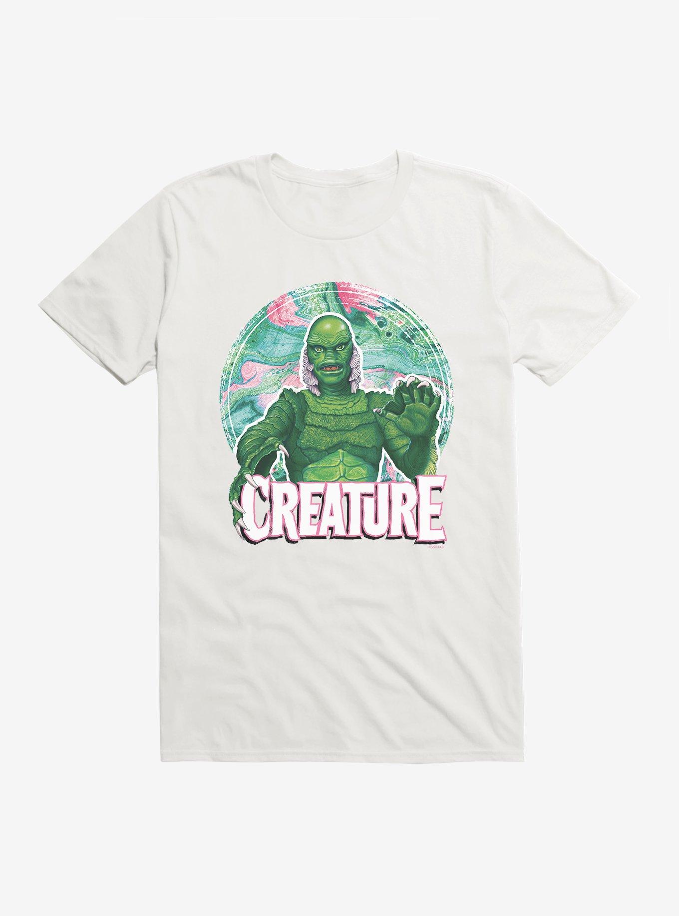 Creature From The Black Lagoon Friendly Creature T-Shirt, WHITE, hi-res