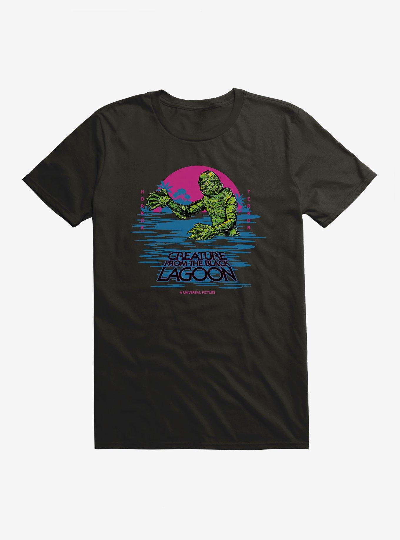 CREATURE FROM THE BLACK LAGOON PASTEL TITLE ART TEE