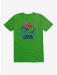 Creature From The Black Lagoon Pastel Title Art T-Shirt, GREEN APPLE, hi-res
