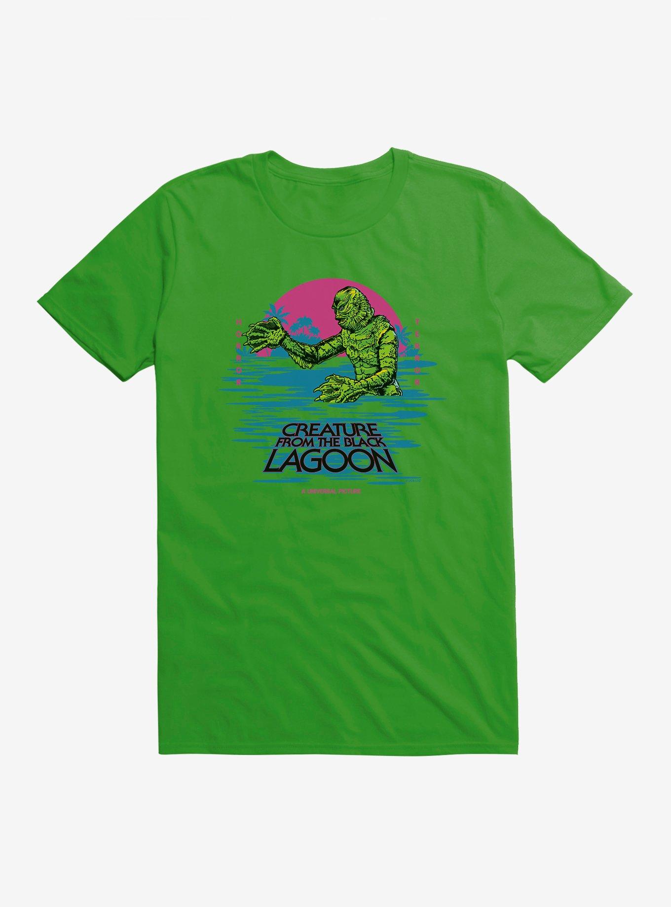 Creature From The Black Lagoon Pastel Title Art T-Shirt, , hi-res