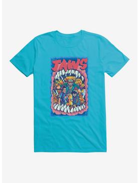 Jaws Comic Art Poster T-Shirt, , hi-res