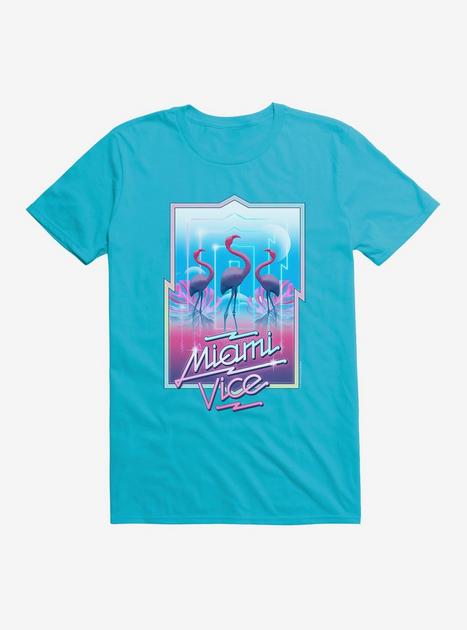 Miami Vice Bold Neon Lights T-Shirt | Hot Topic