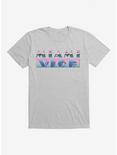 Miami Vice Bold Script T-Shirt, HEATHER GREY, hi-res
