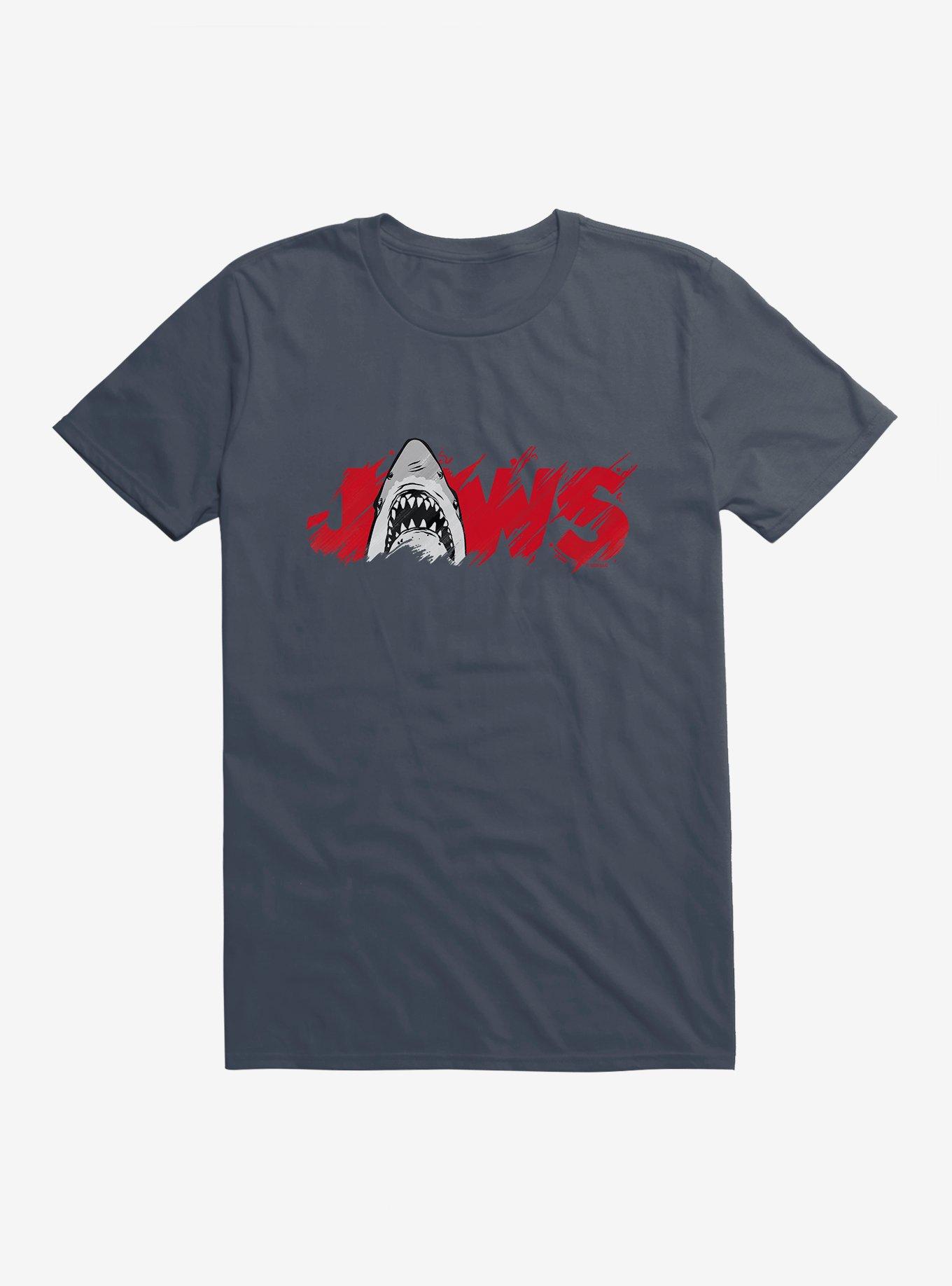 Jaws Classic Thrash Icon Script T-Shirt, , hi-res