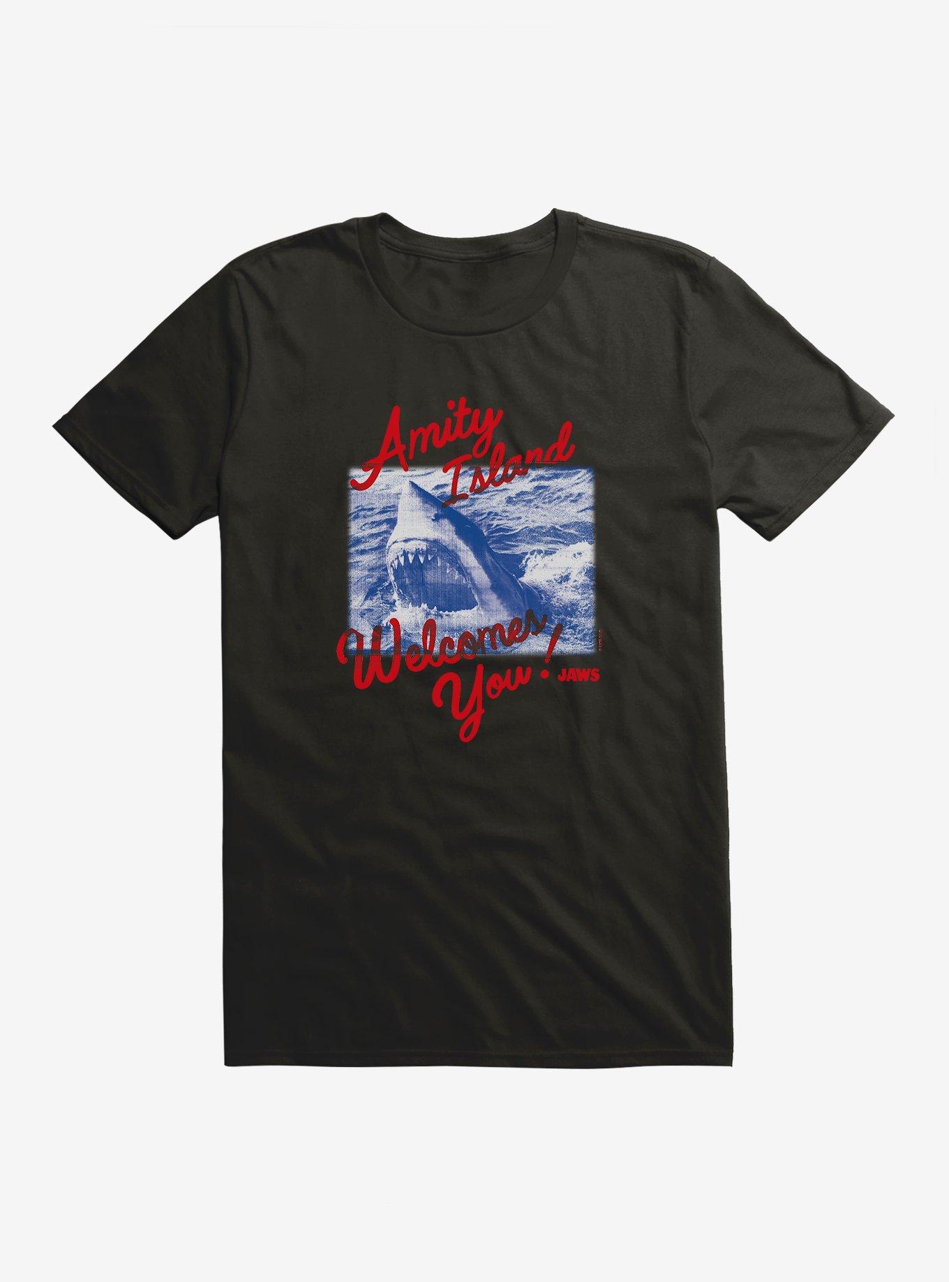 Jaws Welcome Card T-Shirt