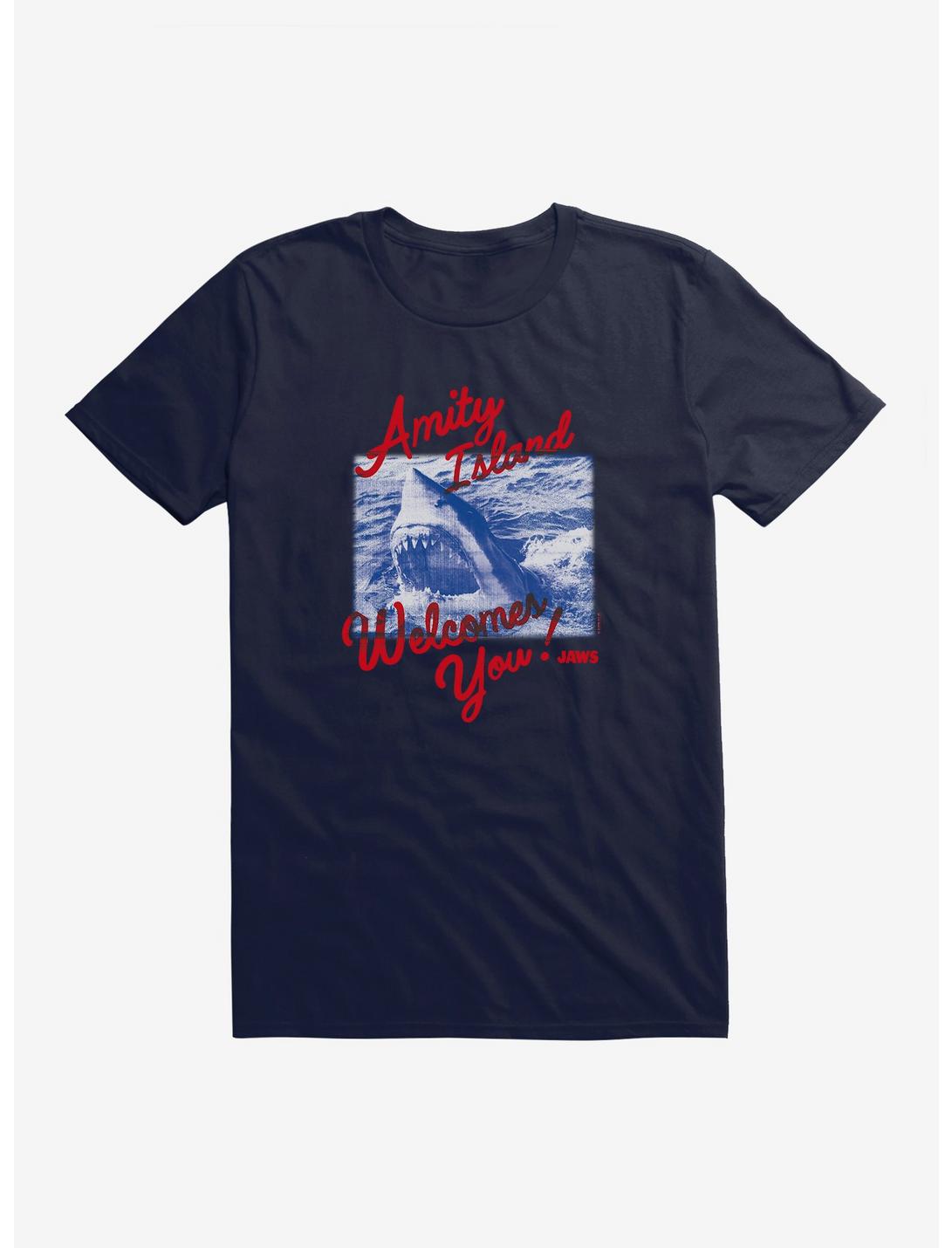 Jaws Welcome Card T-Shirt, , hi-res