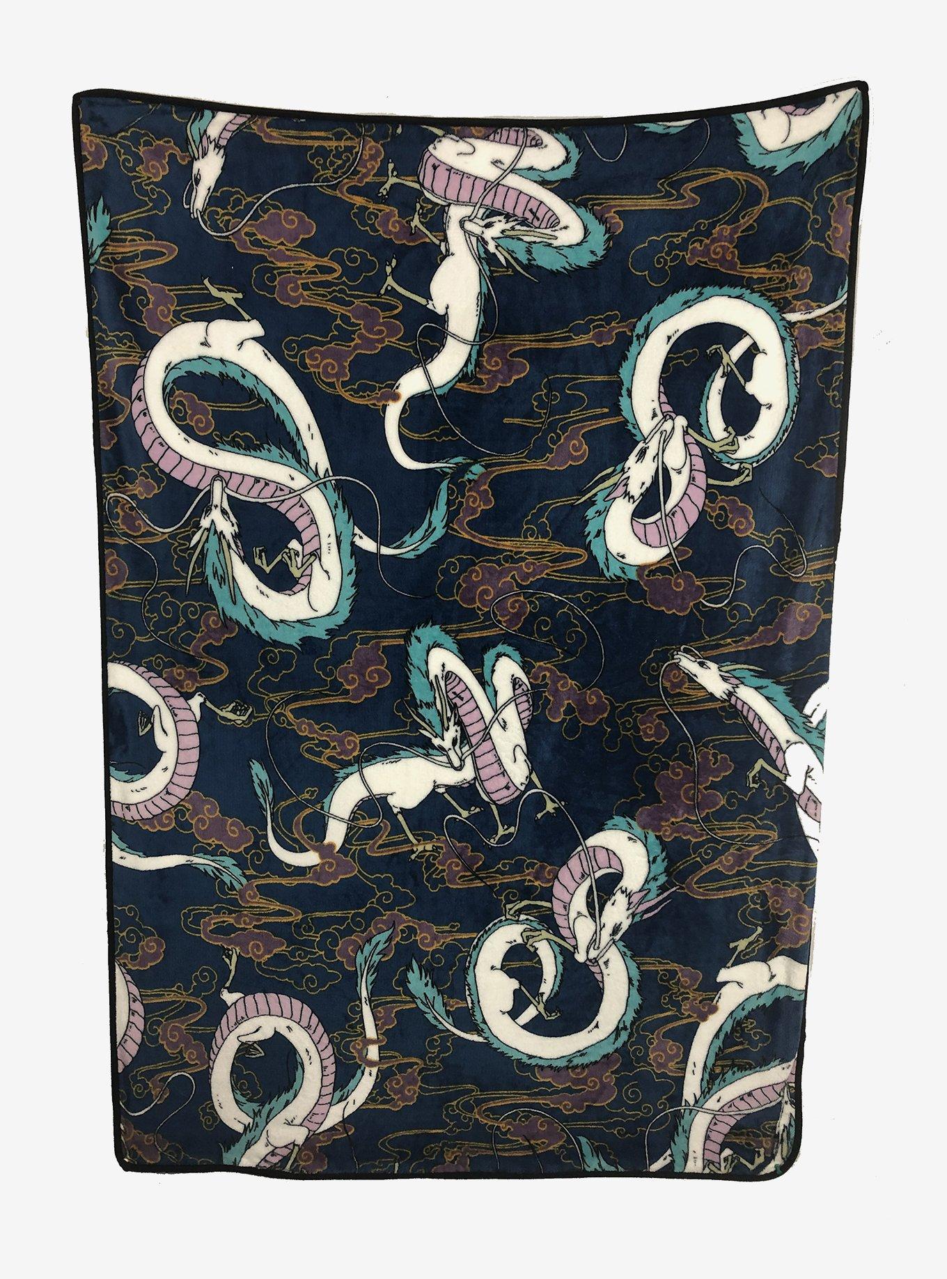 Studio Ghibli Spirited Away Haku Throw Blanket Hot Topic