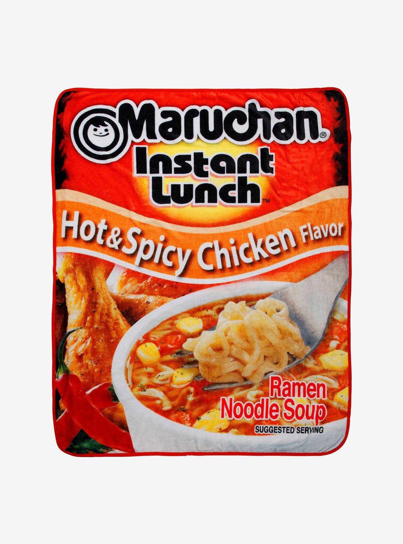 Maruchan Instant Lunch Hot & Spicy Chicken Throw Blanket, , hi-res