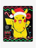 Pokemon Holiday Pikachu Throw Blanket, , hi-res