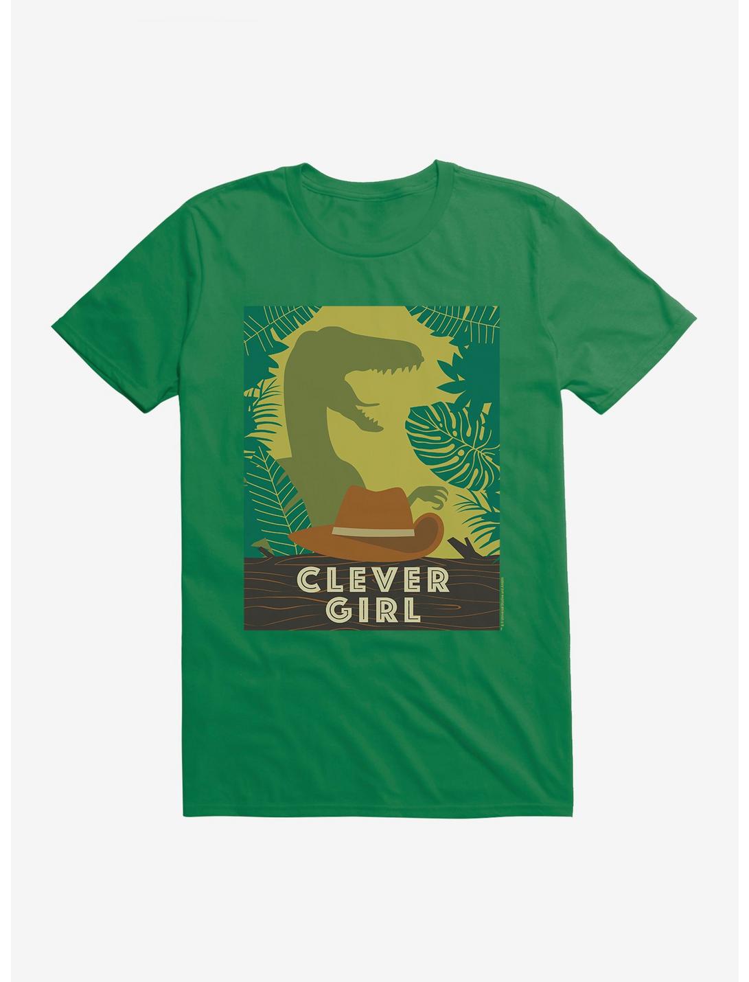 Jurassic Park Clever Girl T-Shirt, KELLY GREEN, hi-res