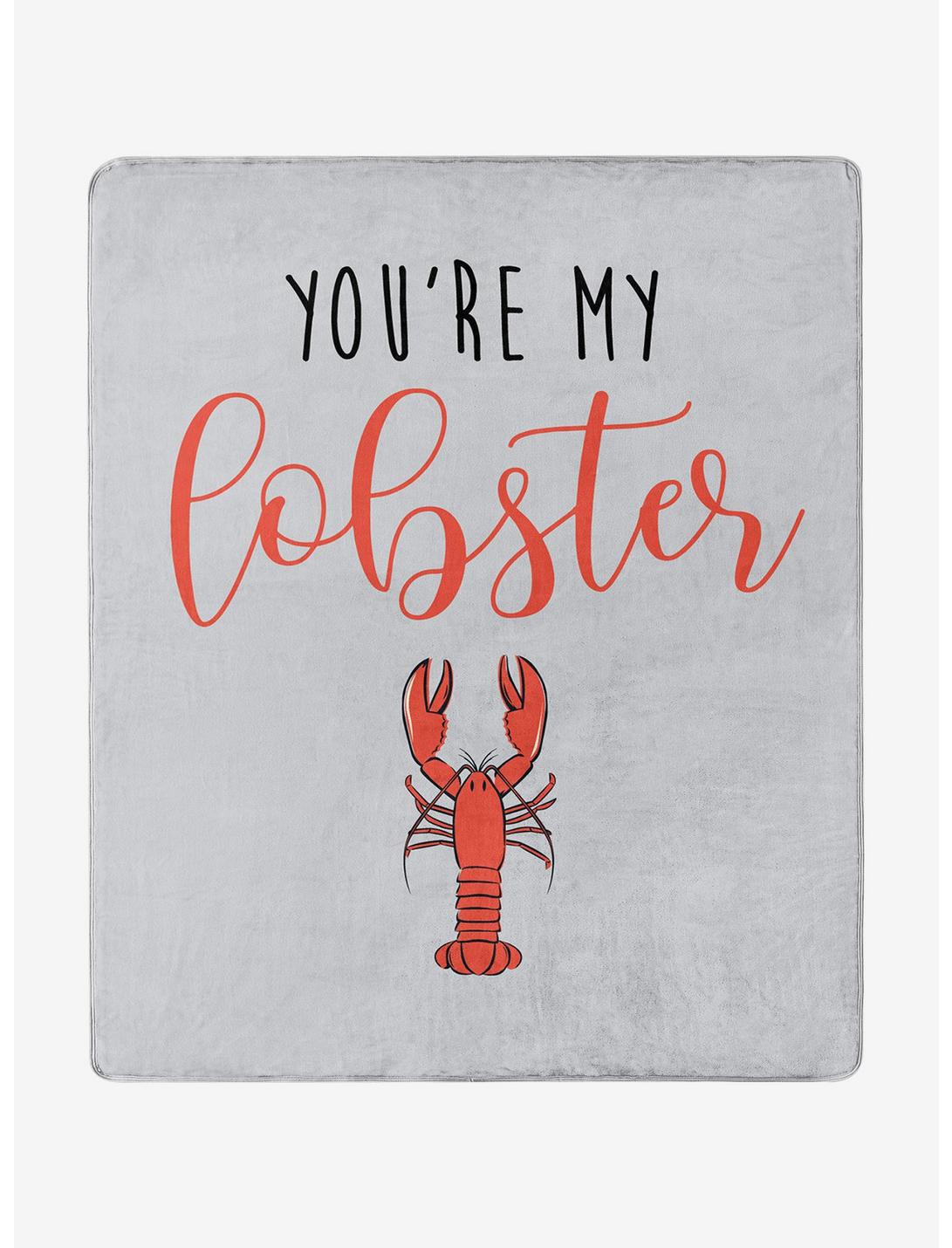 Friends You're My Lobster Throw Blanket, , hi-res
