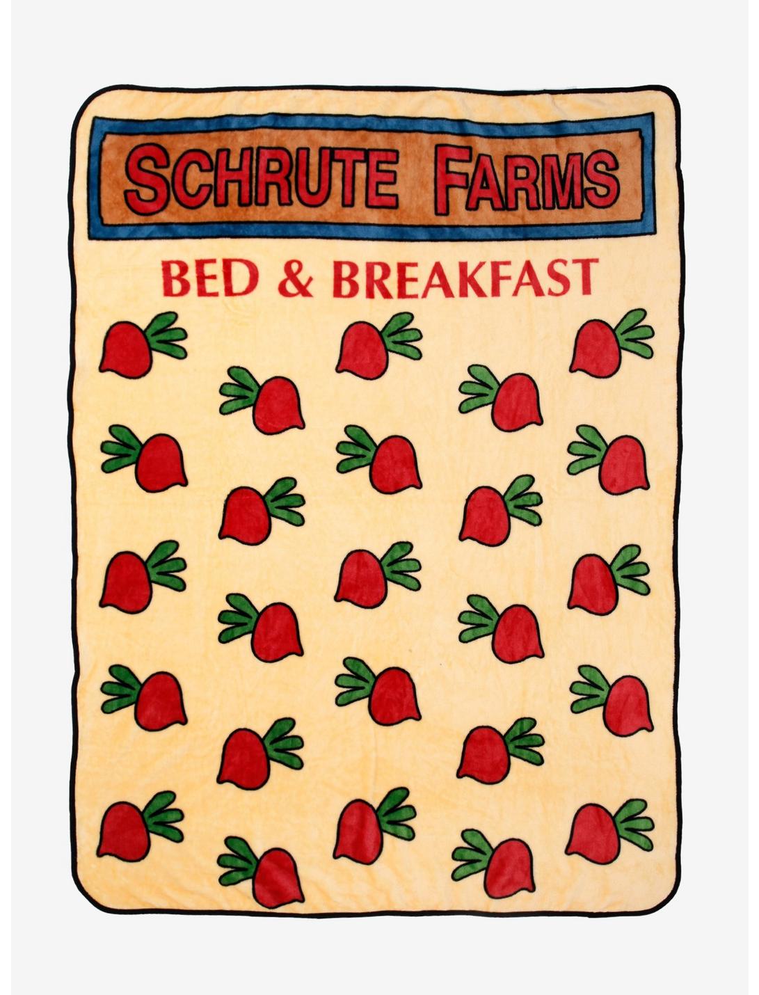 The Office Schrute Farms Throw Blanket, , hi-res