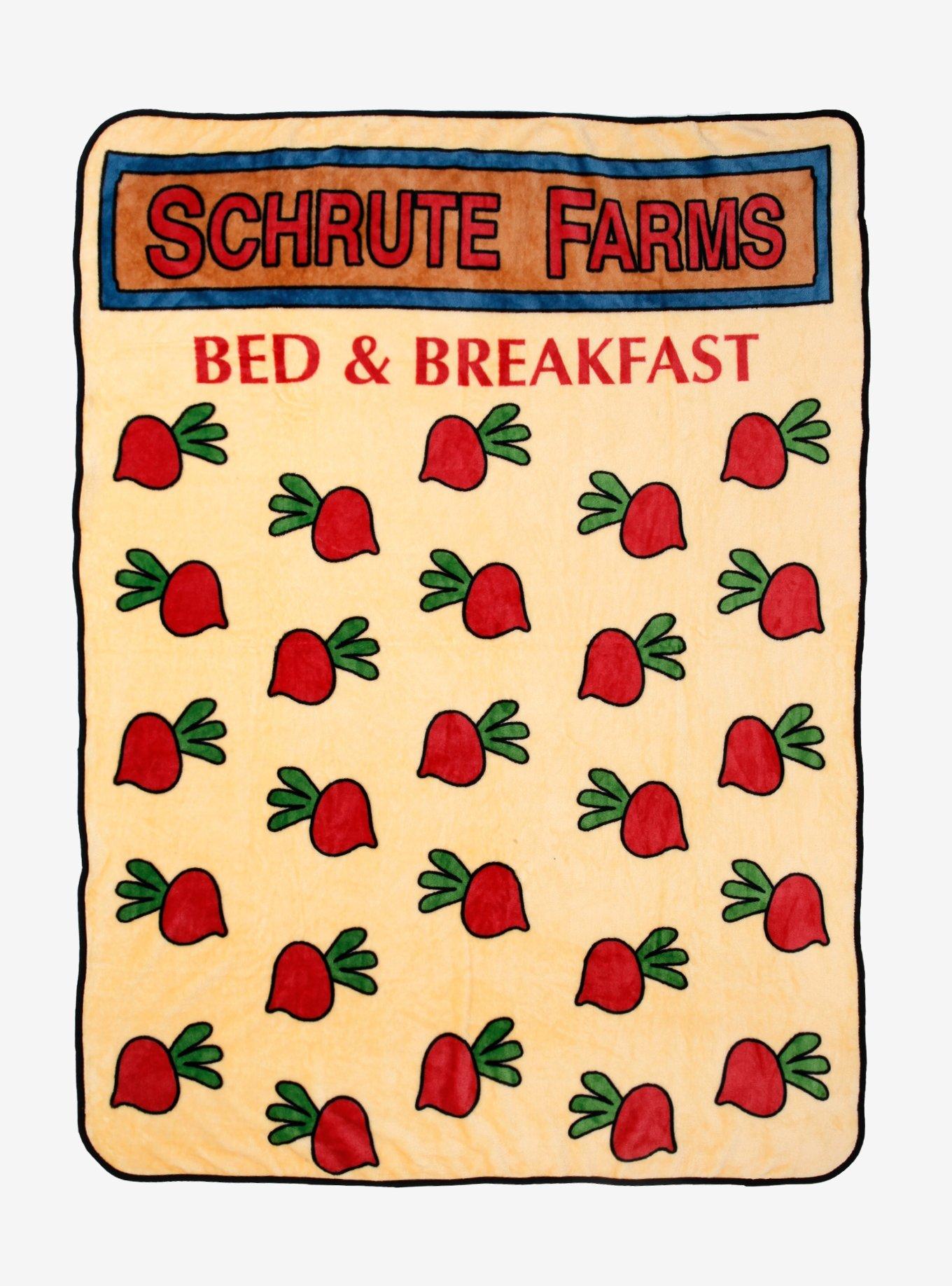 The Office Schrute Farms Throw Blanket