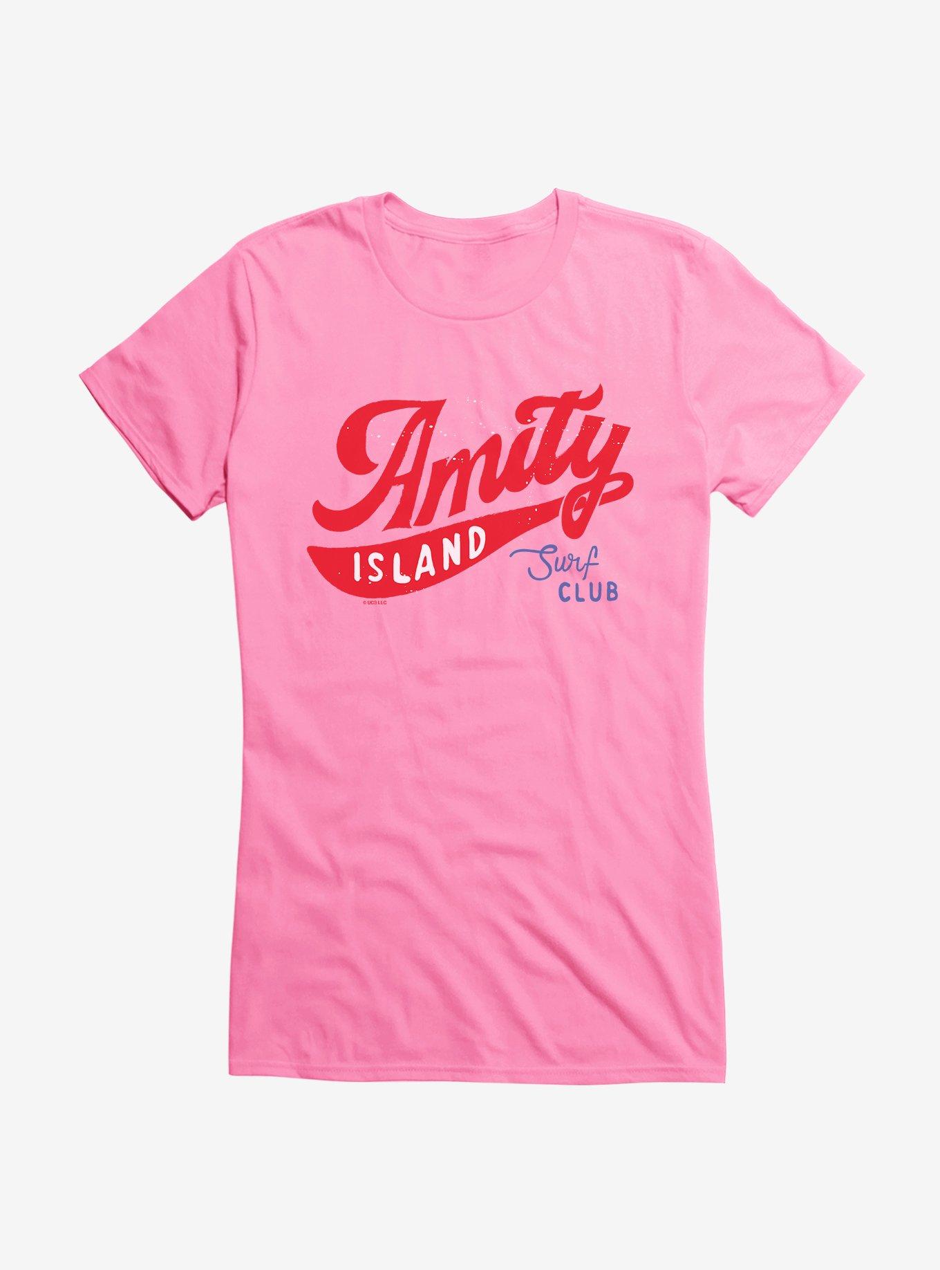 Jaws Amity Island Girls T-Shirt, CHARITY PINK, hi-res