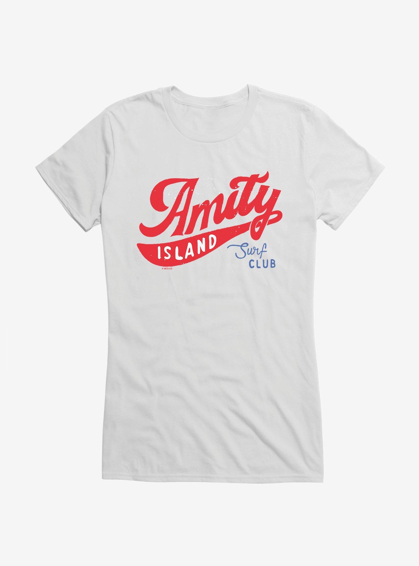 Jaws Amity Island Girls T-Shirt, WHITE, hi-res