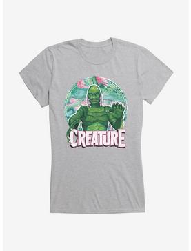 Creature From The Black Lagoon Friendly Creature Girls T-Shirt, HEATHER, hi-res