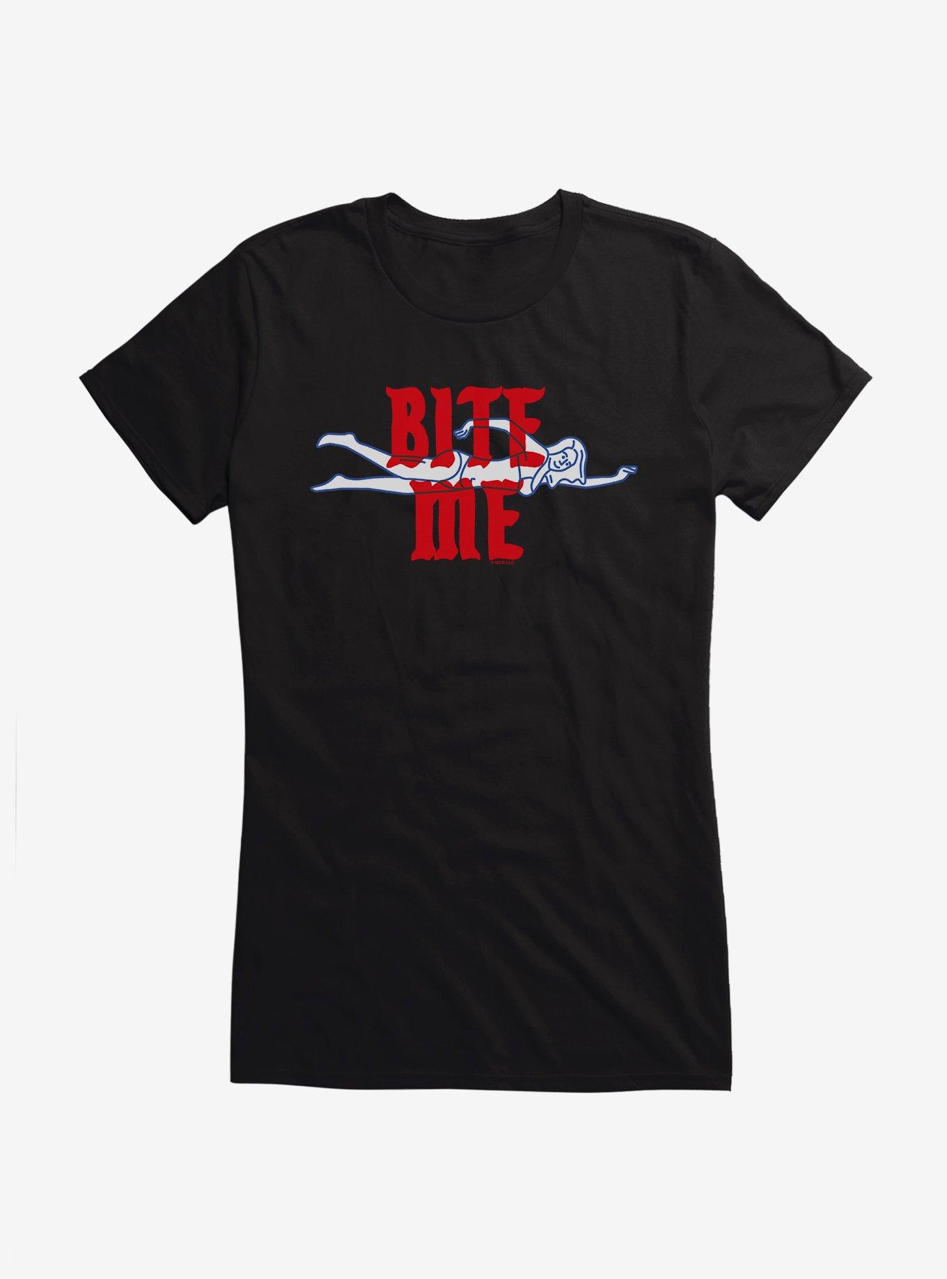 Jaws Bite Me Girls T-Shirt, , hi-res
