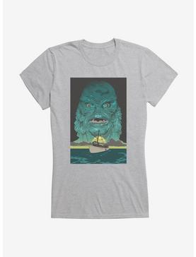 Creature From The Black Lagoon Turn Back Girls T-Shirt, HEATHER, hi-res