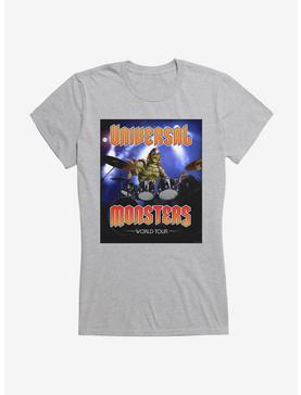 Creature From The Black Lagoon Universal Monsters Band Girls T-Shirt, HEATHER, hi-res