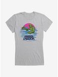Creature From The Black Lagoon Pastel Title Art Girls T-Shirt, HEATHER, hi-res