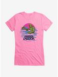 Creature From The Black Lagoon Pastel Title Art Girls T-Shirt, CHARITY PINK, hi-res